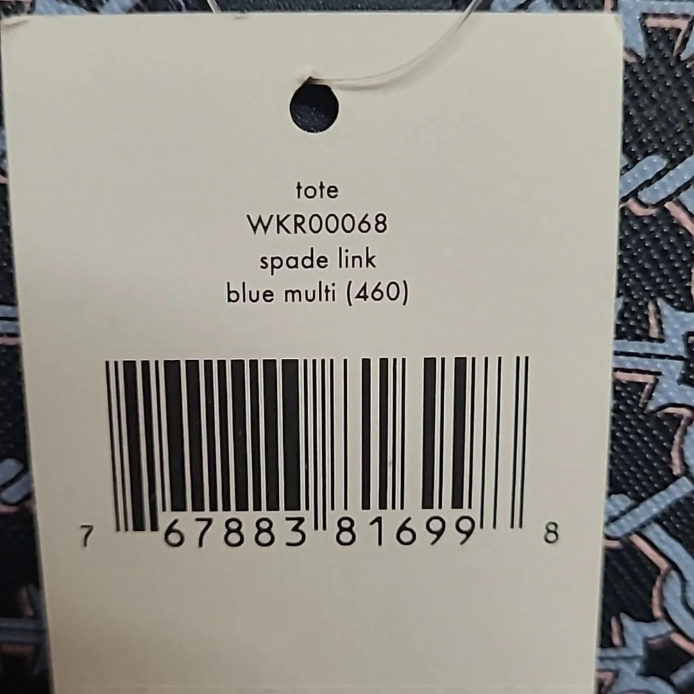 Kate Spade Blue Multi Tote - Picture 6 of 11